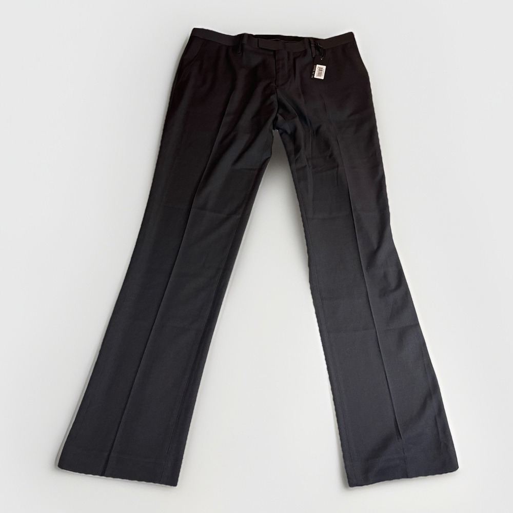American Tall Dress Pants Mens 36/36 Black ‎ Straight Suit Trousers